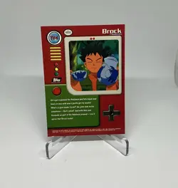 TV4 Brock - TV Animation Edition - Pokemon Topps Card - Image 2