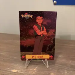 TV4 Brock - TV Animation Edition - Pokemon Topps Card - Image 1