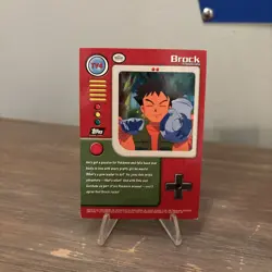 TV4 Brock - TV Animation Edition - Pokemon Topps Card - Image 2