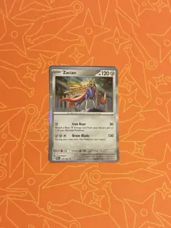 Zacian 136/182 Holo Rare - Paradox Rift Pokemon TCG - Pack Fresh Near Mint NM! - Image 1
