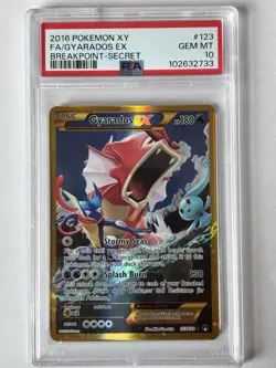 Pokemon Gyarados EX (Secret) - XY - BREAKpoint (BKP) PSA 10 *new Cert* - Image 1