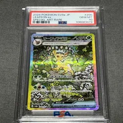 Pokemon Leafeon Ex Special Art Rare SV8a Jp 200/187 SAR PSA Gem Mt 10 - Image 1