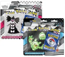 Pokemon Black Bolt & White Flare Tech Sticker (SET of x2) - Image 1