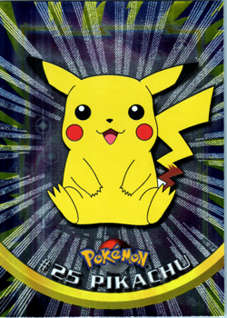 topps Pokemon TV Animation Edition Series 1 Foil #25 Pikachu - Image 1