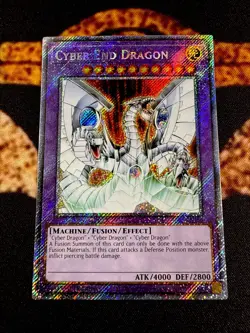 YUGIOH • CYBER END DRAGON • PLATINUM SECRET RARE • RA03-EN156 • 1st EDITION • NM - Image 2