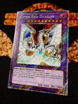 YUGIOH • CYBER END DRAGON • PLATINUM SECRET RARE • RA03-EN156 • 1st EDITION • NM - Image 3