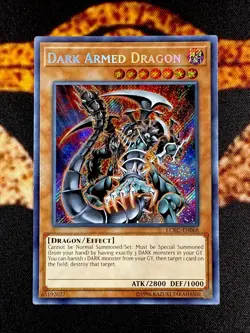 🔥YUGIOH • DARK ARMED DRAGON • SECRET RARE • LCKC-EN068 • UNLIMITED • VLP🔥 - Image 1