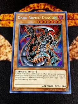 🔥YUGIOH • DARK ARMED DRAGON • SECRET RARE • LCKC-EN068 • UNLIMITED • VLP🔥 - Image 2