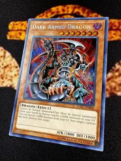 🔥YUGIOH • DARK ARMED DRAGON • SECRET RARE • LCKC-EN068 • UNLIMITED • VLP🔥 - Image 3