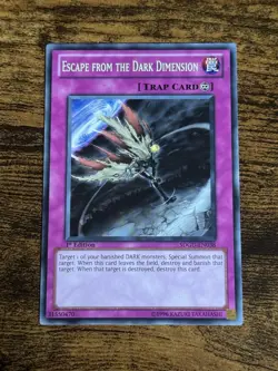 Escape from the Dark Dimension - SDGU-EN038 - Common - 1st Edition - YuGiOh - Image 1