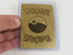 Pokemon Flying Pikachu V Gold Card Game Freak Nintendo Fan Art Rare - Image 2