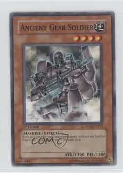Ancient Gear Soldier 1st Ed. YuGiOh Machine Re-Volt Structure Deck 2007 3c7 - Image 1