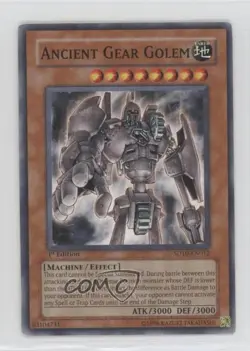 Ancient Gear Golem 1st Ed. YuGiOh Machine Re-Volt Structure Deck 2007 0rq9 - Image 1