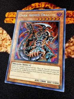 🔥YUGIOH • DARK ARMED DRAGON • SECRET RARE • LCKC-EN068 • UNLIMITED • NM🔥 - Image 3