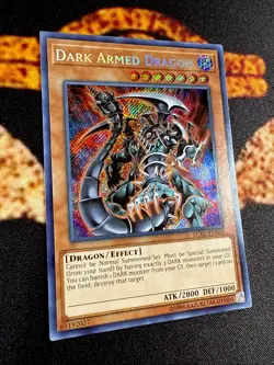 🔥YUGIOH • DARK ARMED DRAGON • SECRET RARE • LCKC-EN068 • UNLIMITED • NM🔥 - Image 4