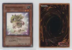 Babycerasaurus Unlimited YuGiOh Power of the Duelist #POTD-EN022 2006 00lk - Image 3