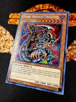 🔥YUGIOH • DARK ARMED DRAGON • SECRET RARE • LCKC-EN068 • 1st EDITION • VLP🔥 - Image 3