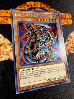 🔥YUGIOH • DARK ARMED DRAGON • SECRET RARE • LCKC-EN068 • 1st EDITION • VLP🔥 - Image 4