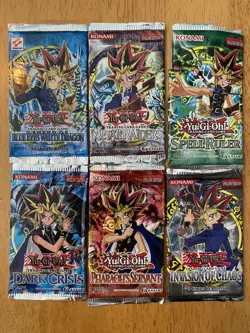 YUGIOH VINTAGE: Blue Eyes White Dragon Pack + 5 others w cards pictured! - Image 1