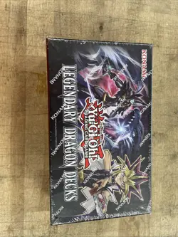 Yugioh Legendary DRAGON Decks Box Set Brand New Tear In Plastic Sealed 83717866343 - Image 1