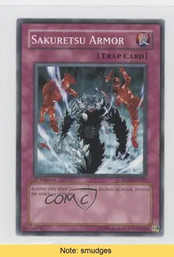 Sakuretsu Armor 1st Ed. YuGiOh Machine Re-Volt Structure Deck #SD10-EN033 0a1 - Image 1