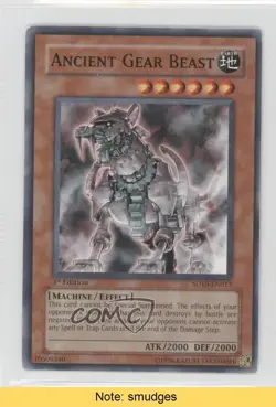 Ancient Gear Beast 1st Ed. YuGiOh Machine Re-Volt Structure Deck #SD10-EN013 0a1 - Image 1