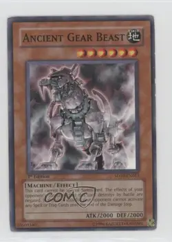 Ancient Gear Beast 1st Ed. YuGiOh Machine Re-Volt Structure Deck 2007 00jz - Image 1