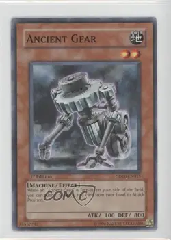 Ancient Gear 1st Ed. YuGiOh Machine Re-Volt Structure Deck #SD10-EN015 2007 0a1 - Image 1
