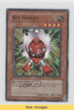 Red Gadget 1st Ed. YuGiOh Machine Re-Volt Structure Deck #SD10-EN007 READ 0a1 - Image 1