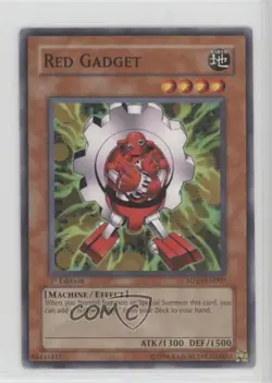 Red Gadget 1st Ed. YuGiOh Machine Re-Volt Structure Deck #SD10-EN007 2007 00q0 - Image 1