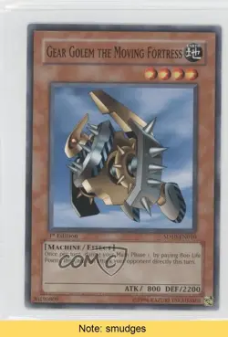 Gear Golem the Moving Fortress 1st Ed. YuGiOh Machine Re-Volt Structure Deck 0a1 - Image 1