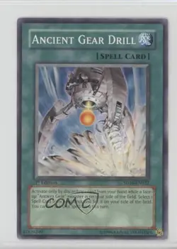 Ancient Gear Drill 1st Ed. YuGiOh Machine Re-Volt Structure Deck #SD10-EN022 3c7 - Image 1