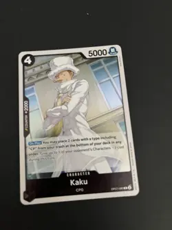 OP07-080 KAKU Rare 500 Years In The Future One Piece Trading Card TCG - Image 1