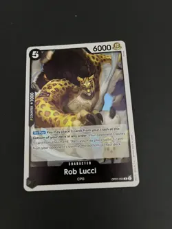 Rob Lucci OP07-093 Rare 500 Years Of The Future One Piece Holo Card TCG - Image 2