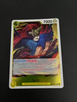 One Piece 500 Years in the Future Lucy OP07-112 R Foil Trading Card TCG - Image 1