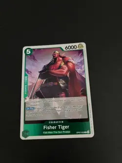 Fisher Tiger Op07 032 One Piece 500 Years Into The Future Trading Card - Image 2