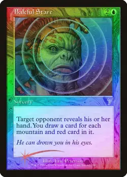 Baleful Stare FOIL 7th Edition NM Blue Uncommon MAGIC GATHERING CARD ABUGames - Image 1