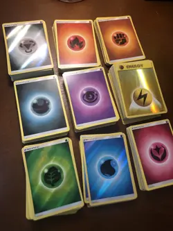 350x Bulk Pokemon Card Lot Deck Building (Some Holo Cards Included) - Image 1