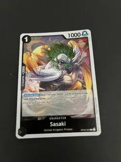 One Piece Sasaki OP08-082 Rare Two Legends Foil Card Trading Card TCG - Image 2