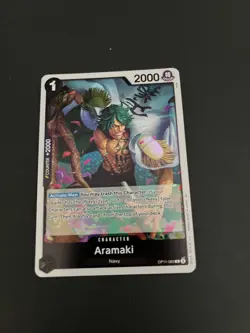 One Piece Aramaki OP11-082 R Fist Of Divine Speed Trading Card Foil TCG - Image 1
