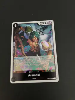 One Piece Aramaki OP11-082 R Fist Of Divine Speed Trading Card Foil TCG - Image 2