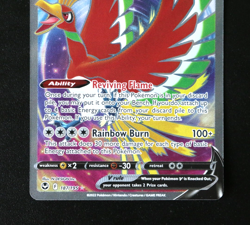 Pokemon Card TCG - Ho-Oh V 187/195 - Silver Tempest - Ultra Rare - NM ⭐ - Image 3