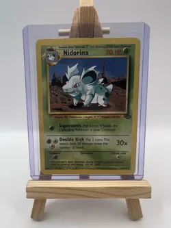 Pokemon Card Nidorina 40/64 Jungle Set WOTC Uncommon LP/HP - Image 1
