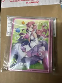 Bandai Gundam CG Official Card Sleeves 01 - Lacus - Image 1