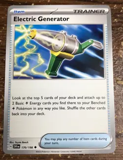Pokemon Card Electric Generator 170/198 Scarlet & Violet Non Holo - Image 1