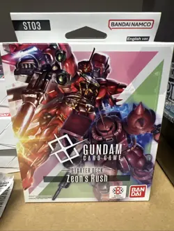 GUNDAM Card Game Starter Deck ST03 Zeon’s Rush NUOVO Sigillato - Image 1