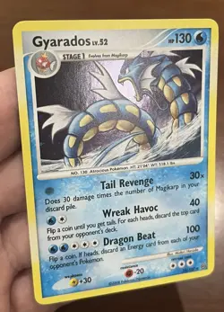 NM Gyarados Lv.52 Stormfront 19/100 Holo Rare Pokemon TCG Card NEAR MINT! - Image 1