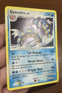 NM Gyarados Lv.52 Stormfront 19/100 Holo Rare Pokemon TCG Card NEAR MINT! - Image 4