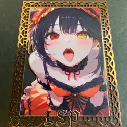 Goddess Story Gold METAL Card - Maiden Party - Serial Number #/100! Kurumi Anime - Image 4