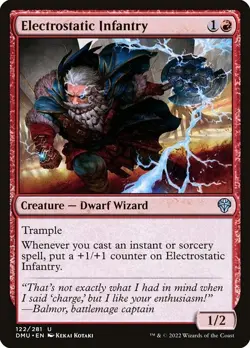 Electrostatic Infantry DMU 122 Uncommon MTG - Image 1
